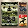 3pcs - -Soldiers On The Battlefield- Vintage Metal  Signs(8*12Inch/12*16Inch)/(8*12Inch/12*16Inch)