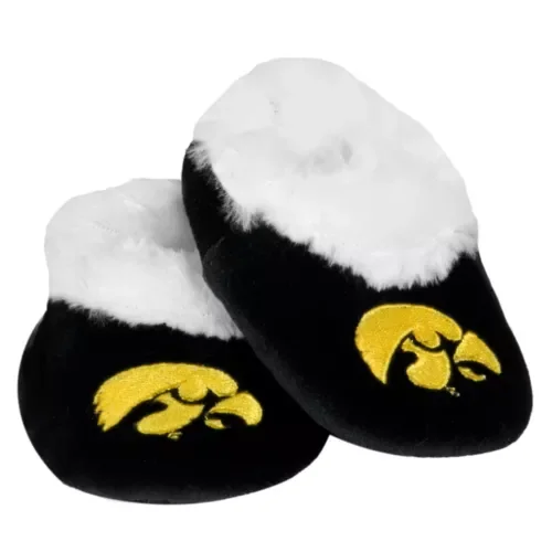 Pornhint Iowa Hawkeyes - Infant Newborn Baby Booties Slippers NEW Shower Gift NCAA New