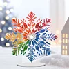 DIY Snowflake Diamond Painting Acrylic Desktop Ornaments