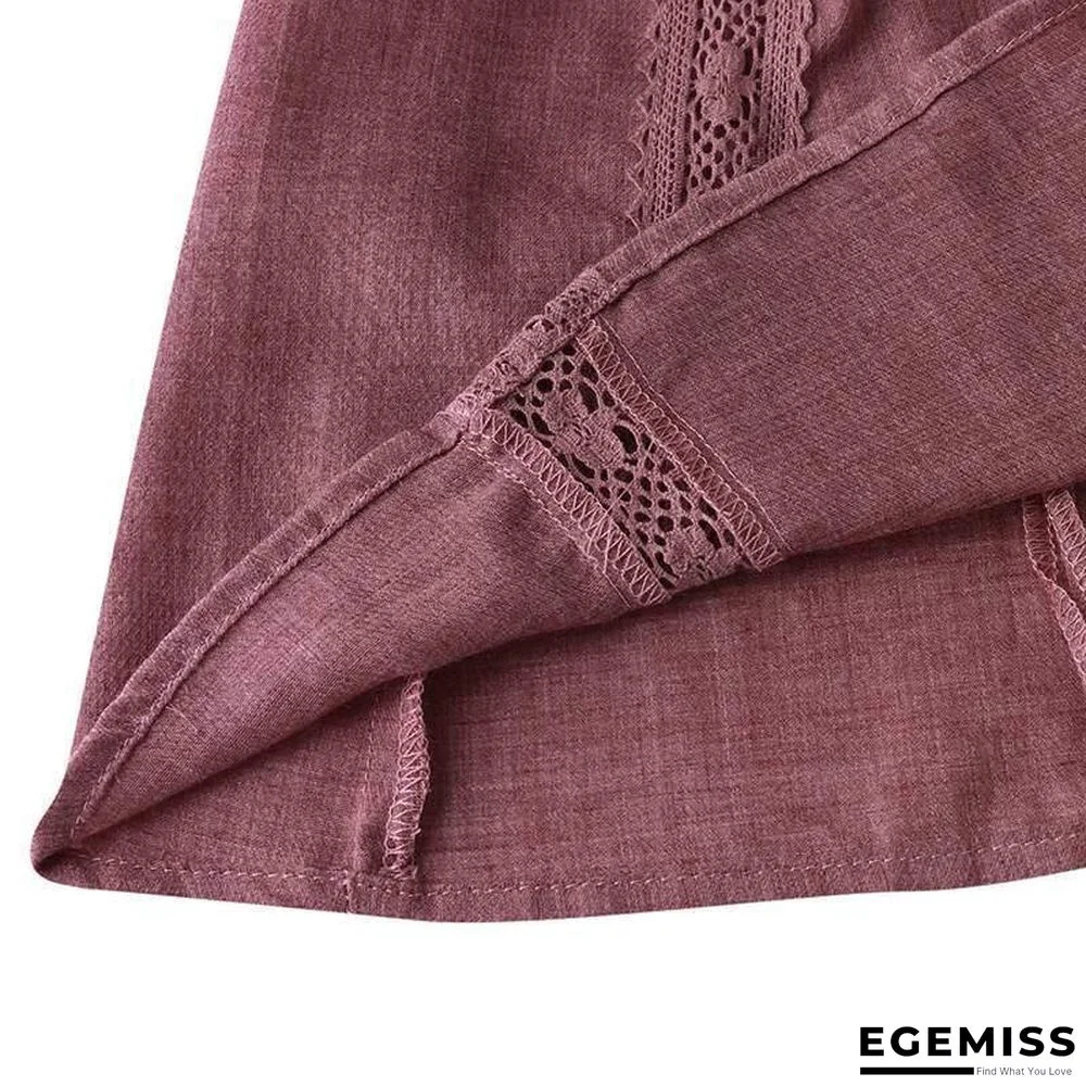 Plus Size White Cotton Tunic Beach Thin Bell Sleeve Casual Loose Oversized Blouse Tops | EGEMISS