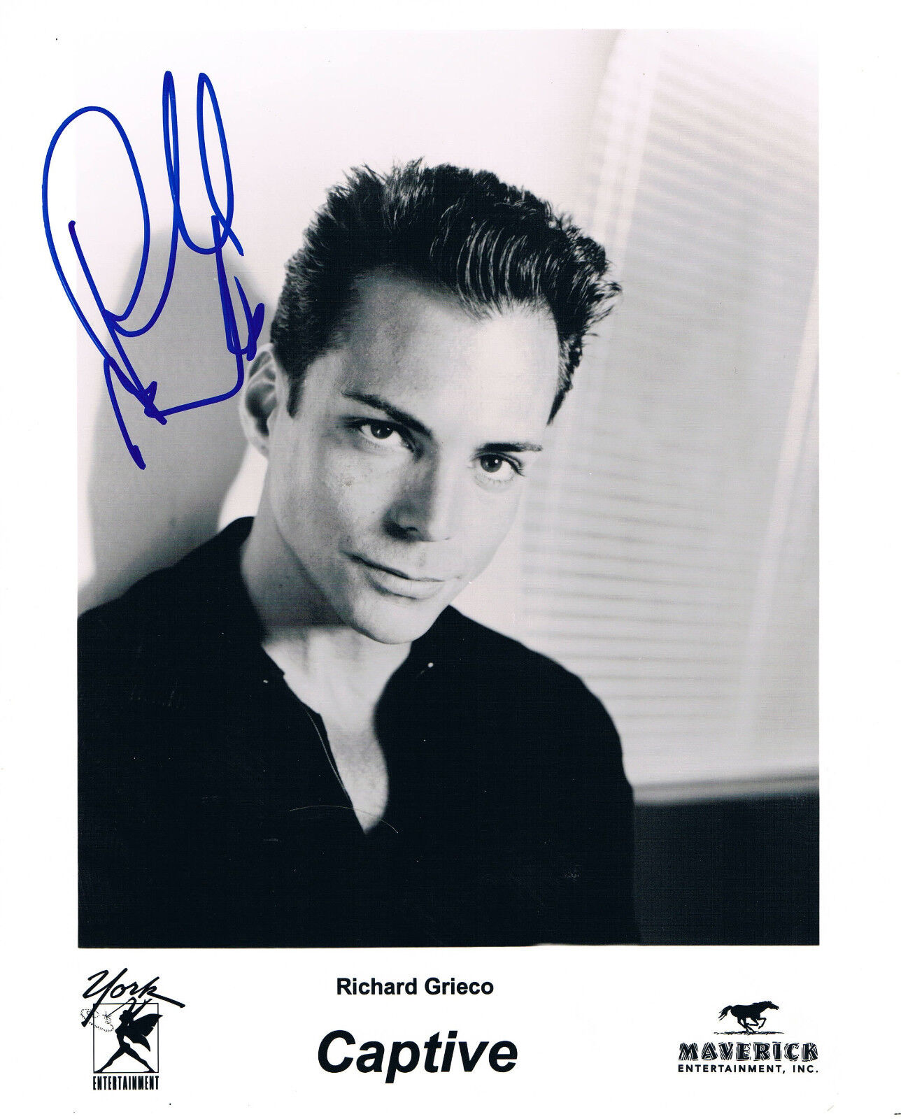 Richard Grieco 1965- genuine autograph 8x10