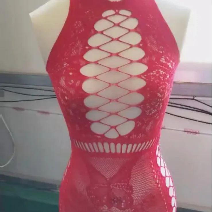 Churchf Night Swear Ti Ti's Big-Size Lingerie Sexy Bodynet Tights Hollow Ass Skirt Perspective Net Socks