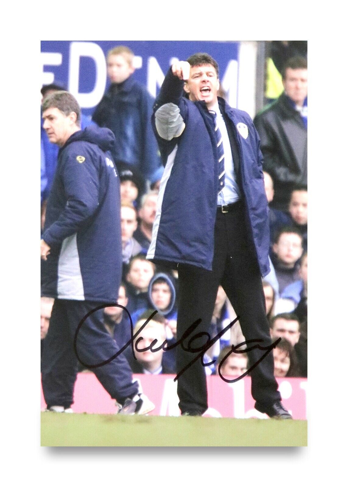 David O'Leary Signed 6x4 Photo Poster painting Arsenal Rep Ireland Leeds Manager Autograph + COA