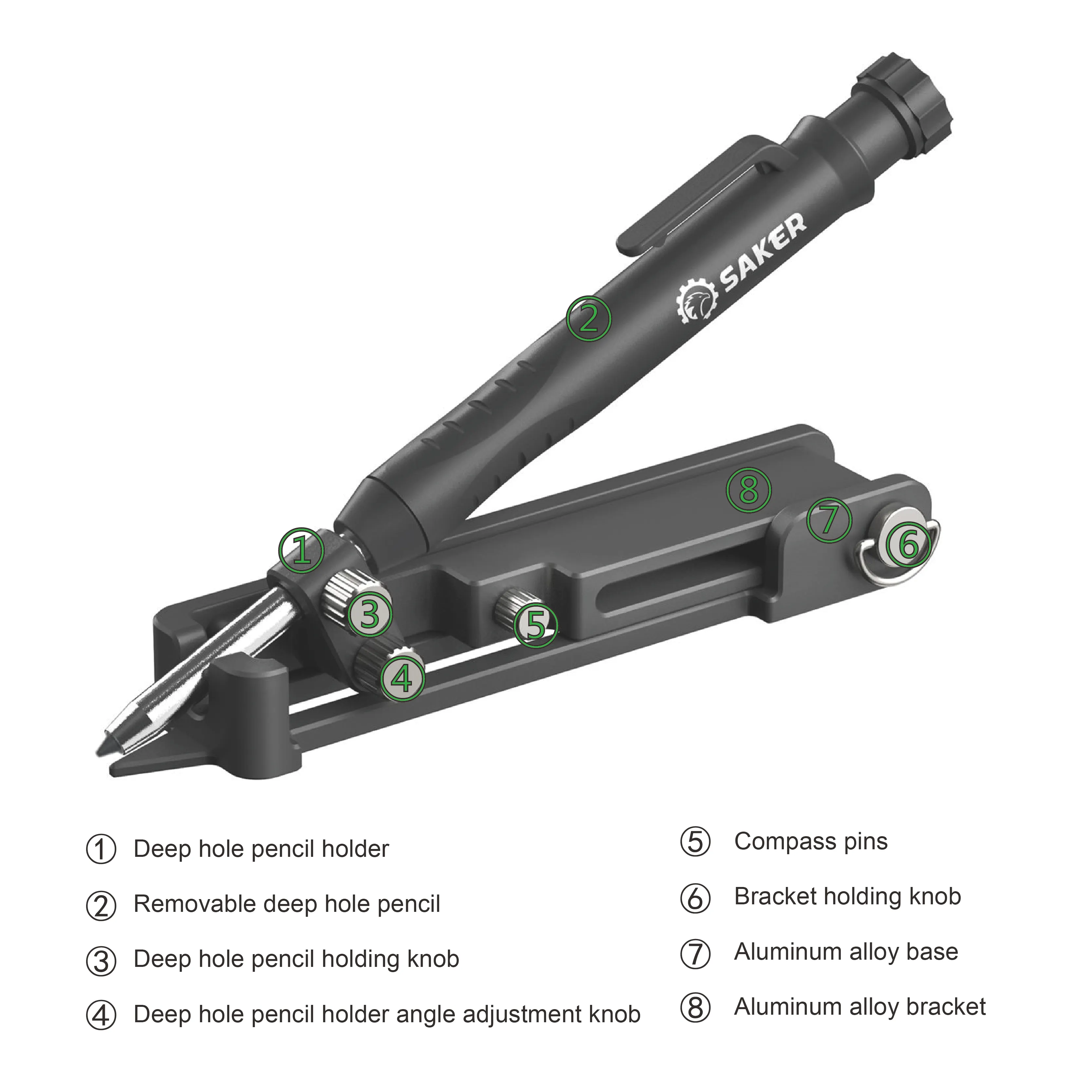 Saker Multi-function Scribing Tool