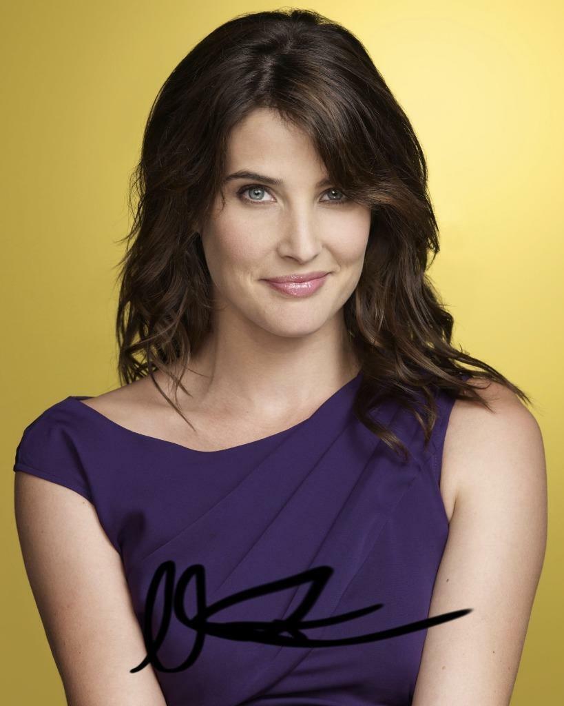 Cobie Smoulders How I Met Your Mother SIGNED AUTOGRAPHED 10X8 REPRO Photo Poster painting PRINT