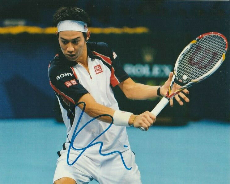 KEI NISHIKORI SIGNED ATP TENNIS 8x10 Photo Poster painting #3 JAPAN US OPEN Autograph PROOF