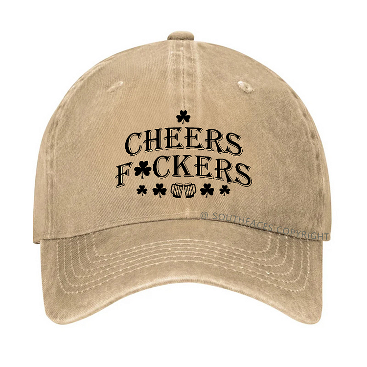 Cheers Fuckers Funny St. Patrick's Day Hat