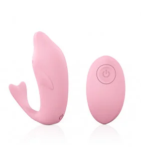 Remote Rechargeable Dolphin Bullet Vibrator
