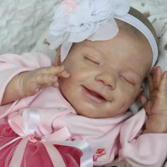 [Heartbeat💖 & Sound🔊]  20'' Kids Reborn Lover Amelia Reborn Sleeping Baby Doll Girl
