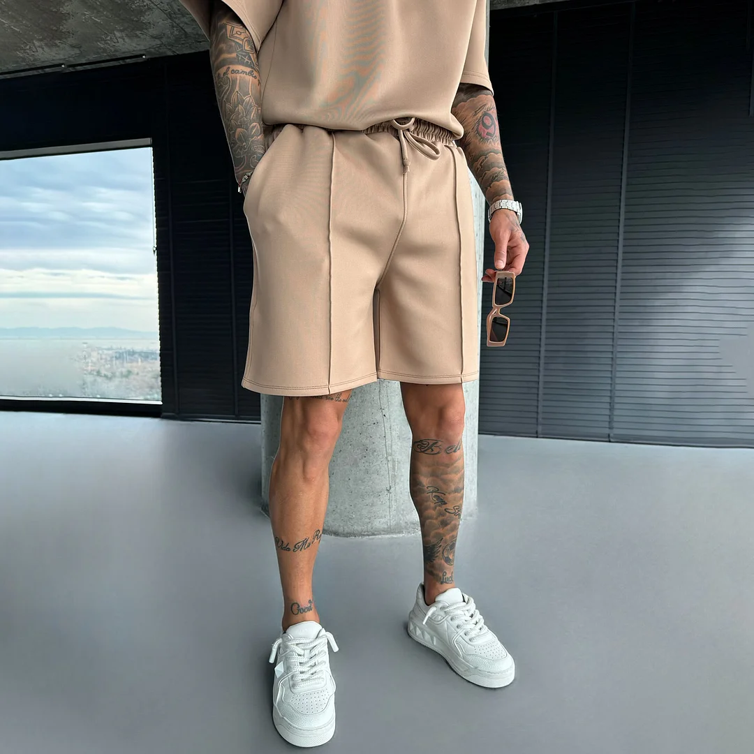 Loose Fit Seam Diver Shorts-inspireuse