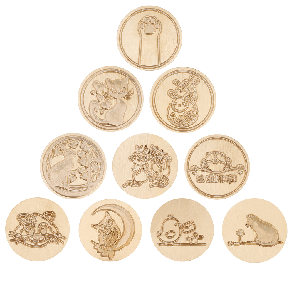 25mm Animal Wax Seal Can Replace Round Copper Head for Invitation Decor