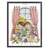 4 Season Window-Autumn-14CT Stamped Cross Stitch Kit(27x36cm)