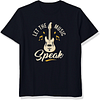Let the Music Speak Printed Men's Short Sleeves T-Shirt