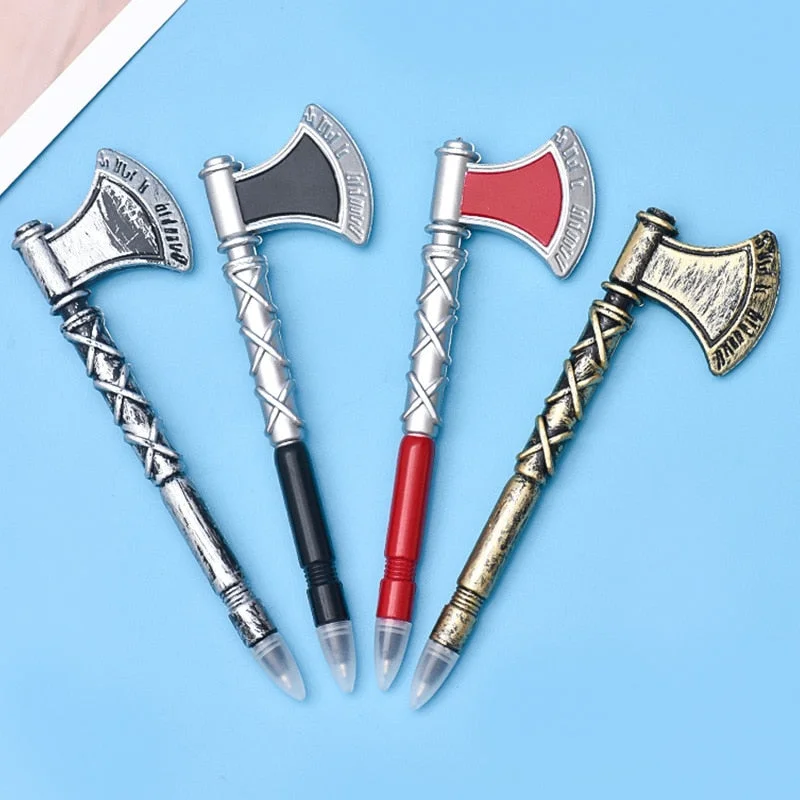 1 Piece Personality Axe Shovel Tools Korean Stationery Creative Ballpoint Pens Quality Pen Caneta Writing Pen