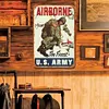 Airborne la meilleure arm&eacute;e am&eacute;ricaine - Panneaux en &eacute;tain m&eacute;tallique(20*30cm/30*40cm)
