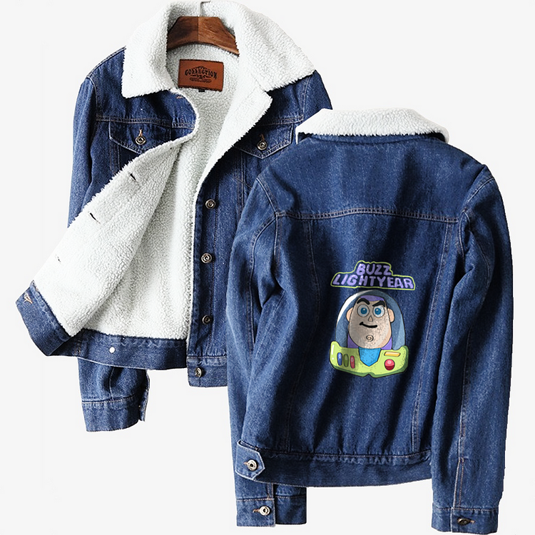 Buzz Lightyear, Toy Story Classic Lined Denim Jacket