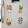 8Pcs Special Shape Hawaii Diamond Painting Fridge Stickers for Home Decor