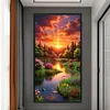 (Big Size) Luoxia Landscape - 11CT Stamped Cross Stitch 40*70cm/15.75*27.56in