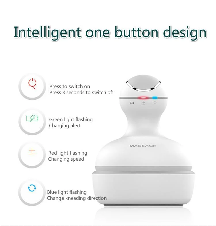 3D waterproof Electric Head Massager