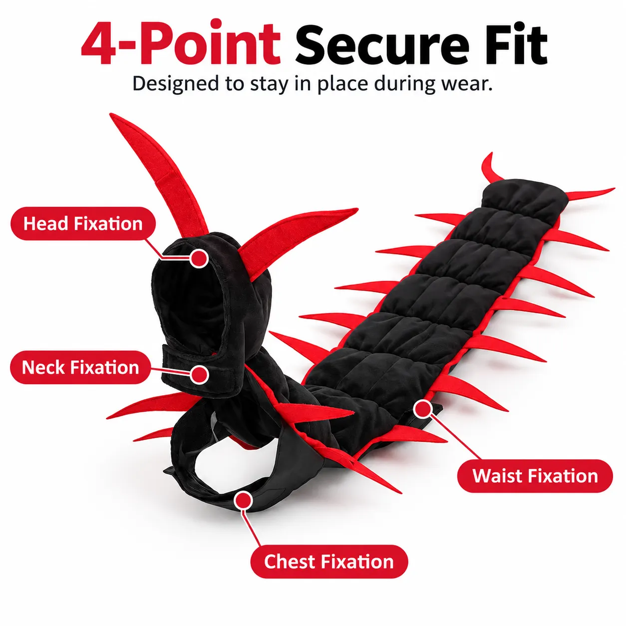 Four point fixation Halloween pet costume