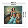 >SALE<Full Embroidery Cotton Thread 11CT Printed Princess Jasmine Cross Stitch 40x40cm
