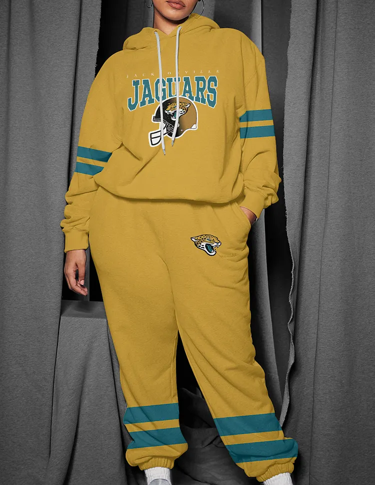  Jacksonville Jaguars 3D Printed Pullover Hoodie And Sweatpant 2pcs Tracksuits