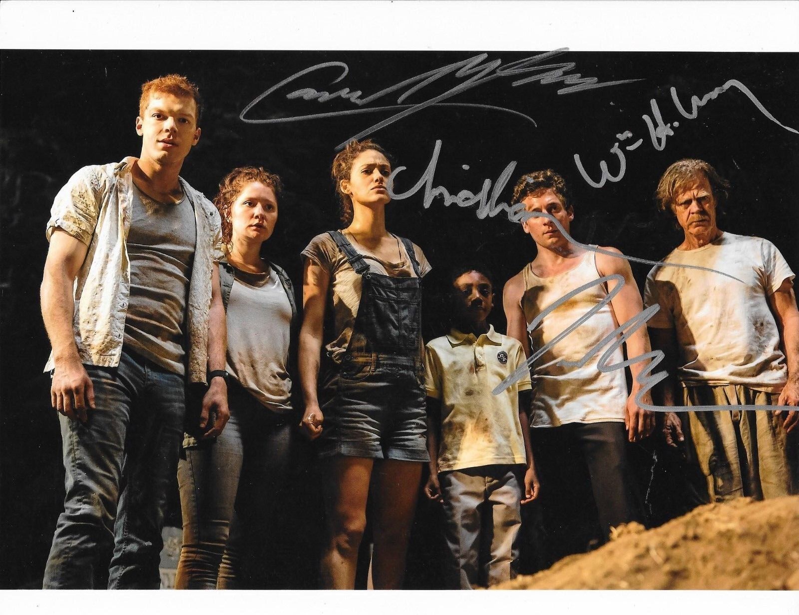 Shameless signed Cast 8x10 Photo Poster painting Macy, Cameron Monaghan, Allen White, Isaiah