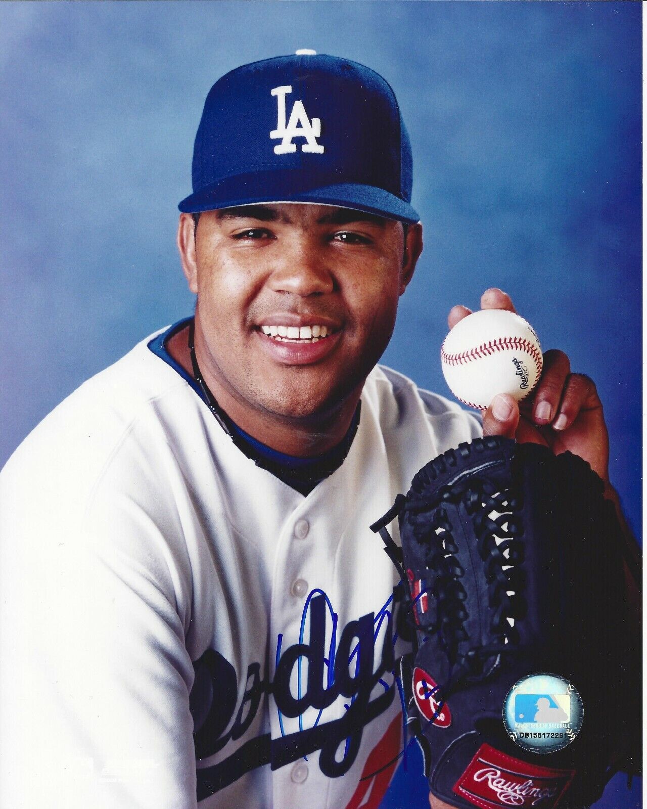 Odalis Perez Autographed 8x10 Los Angeles DodgersB213