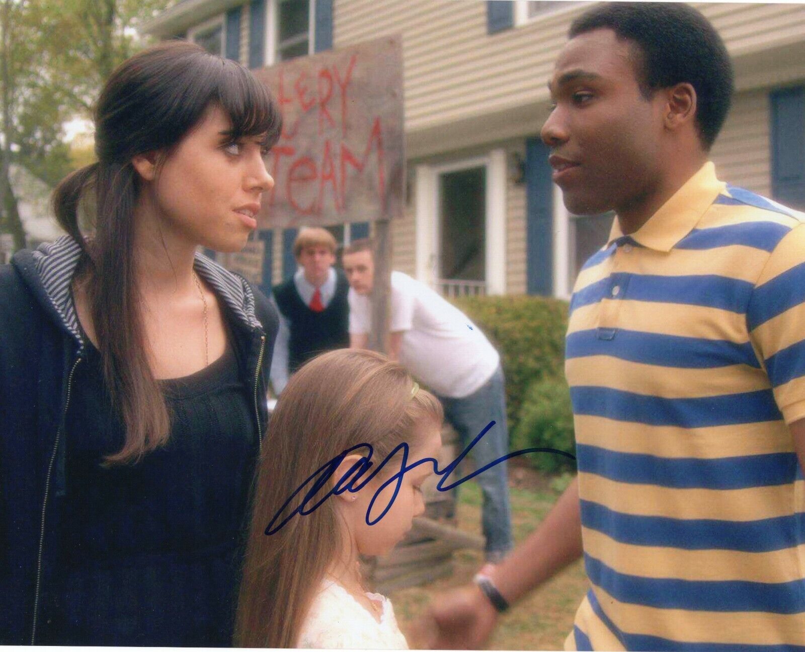 Aubrey Plaza Signed 8x10 Photo Poster painting w/ COA Actress Comedian Parks And Recreation