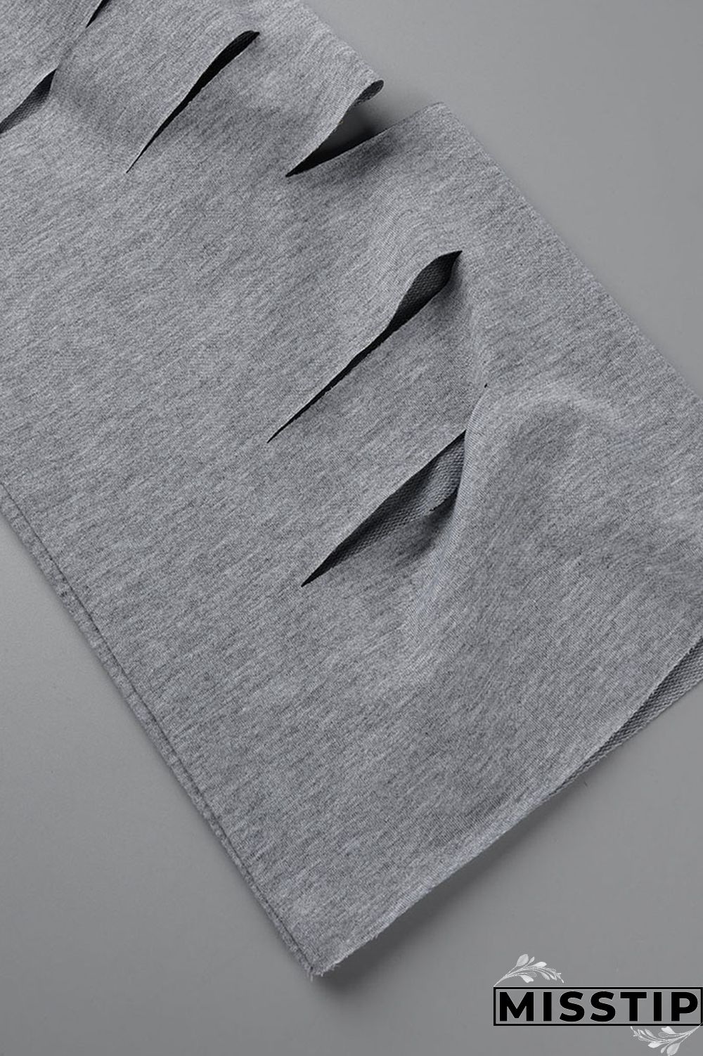 Yellow Casual Street Solid Ripped Hollowed Out Patchwork Oblique Collar Long Sleeve Two Pieces