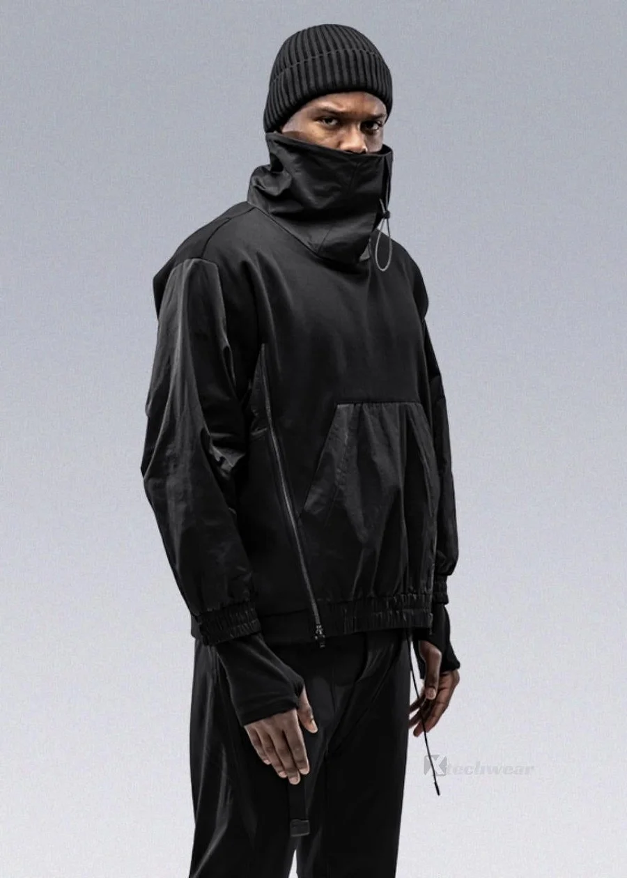 Turtleneck Techwear Hoodie Sweatshirt - DARTW® - X