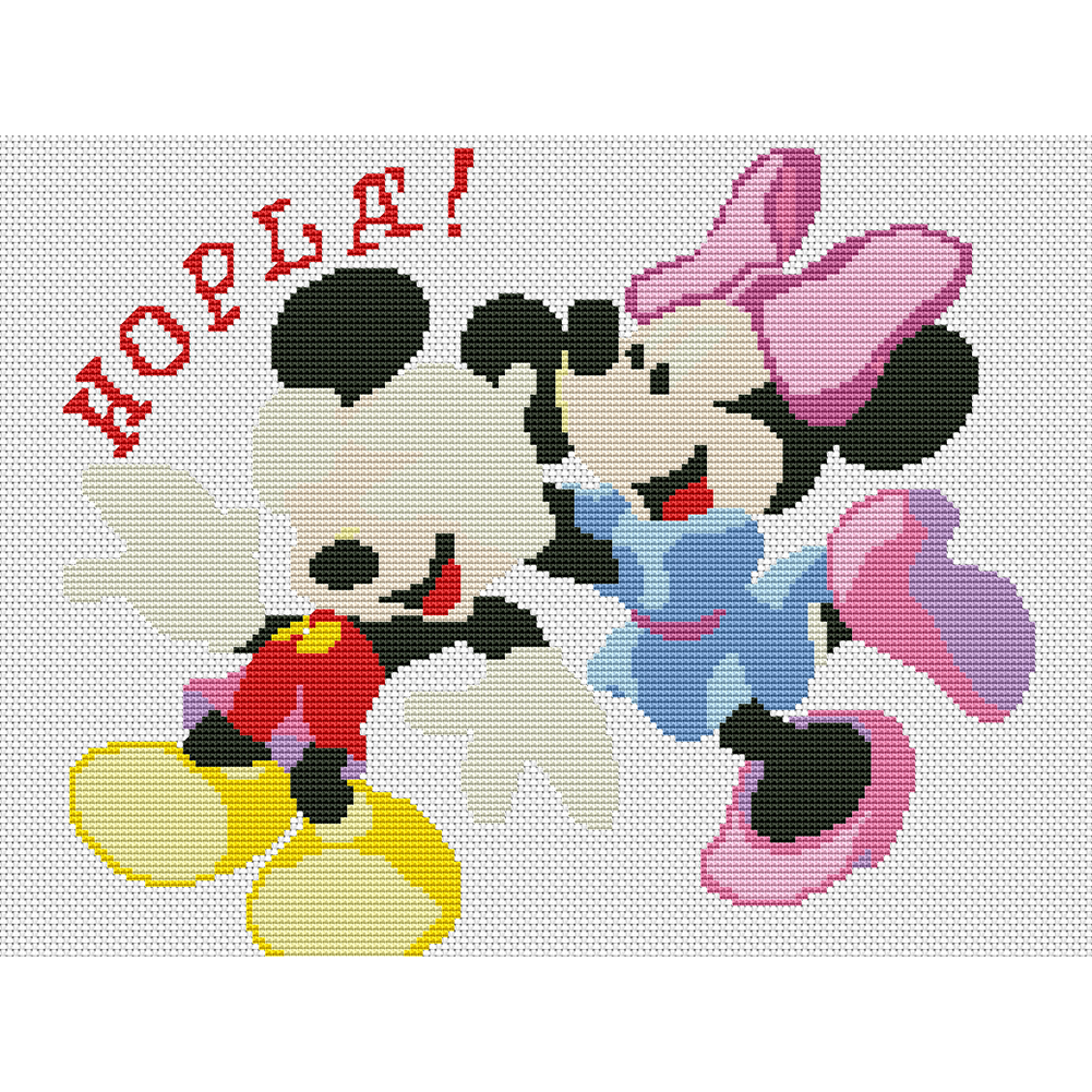 

Cartoon - 11CT Stamped Cross Stitch - 45*35CM, 501 Original