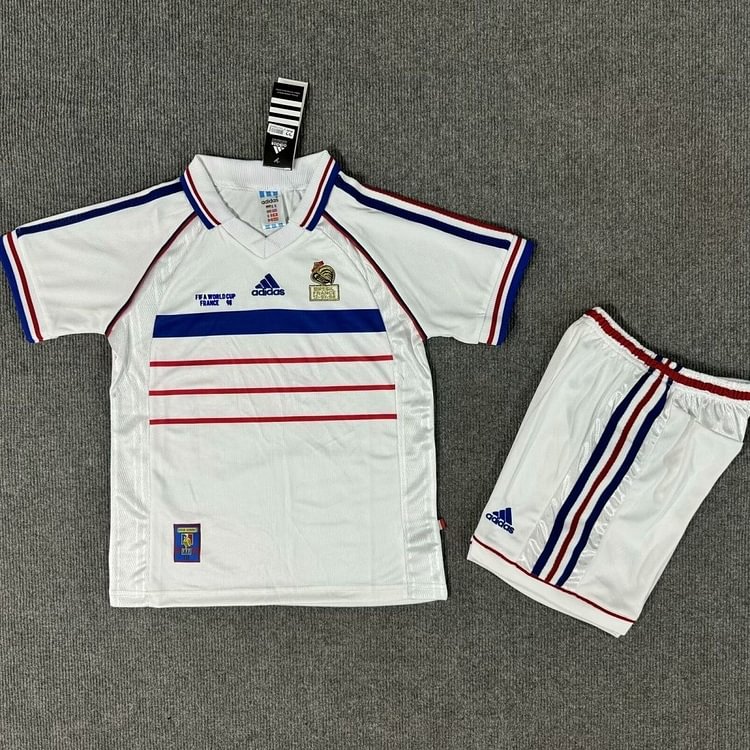 Kids 1998 France Away Jersey