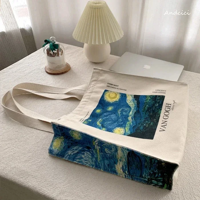 Housse Pour Ordinateur Portable Showudesigns - Motif Nuit étoilée De Van Gogh - 15 Pouces - Néoprène, Double Fermeture éclair - Idéal Voyage