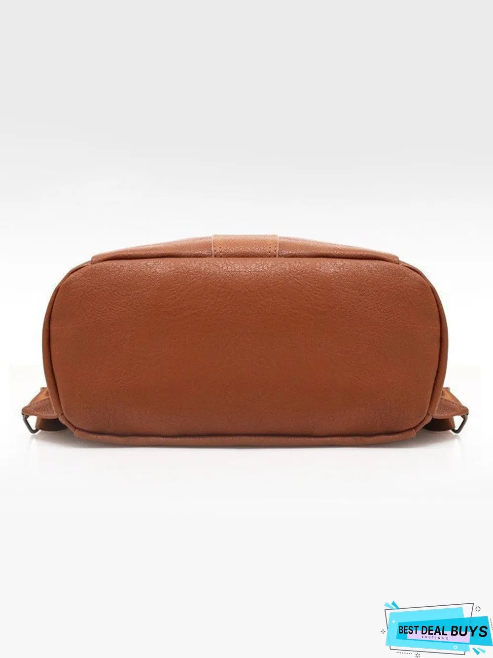 Vintage Soft Leather Zip Backpack Shoulder Bag Organizer