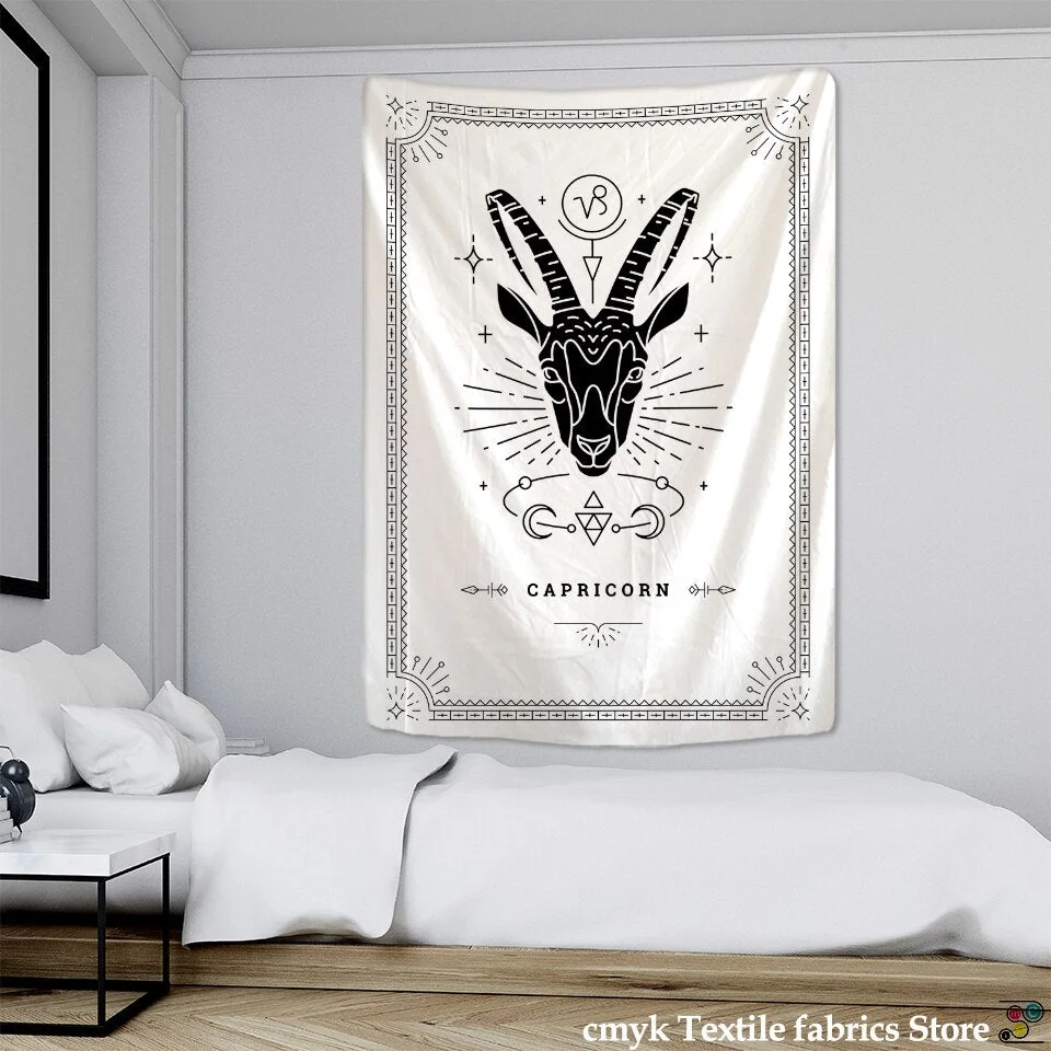 Divination Tarot Tapestry Wall Hanging Constellation Mandala Psychedelic Good Luck Hippie Witchcraft Room Home Decor