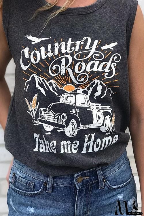 MidiSono - Country Roads Take Me Home Tank Top
