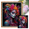 Skull Girls-11CT Stamped Cross Stitch 40*50cm/15.75*19.69in