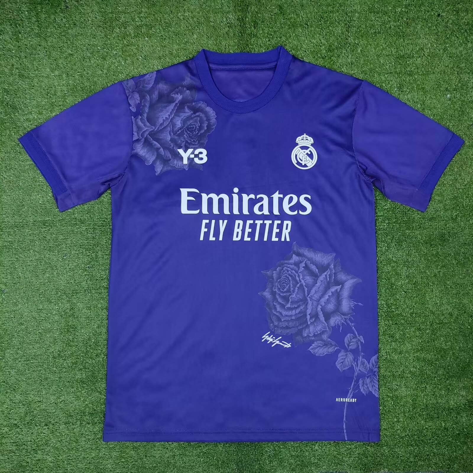 2024/2025 Real Madrid Y-3 Special Edition Purple Football Shirt 1:1 ...