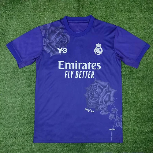 2024/2025 Real Madrid Y-3 Special Edition Purple Football Shirt 1:1 Thai Quality