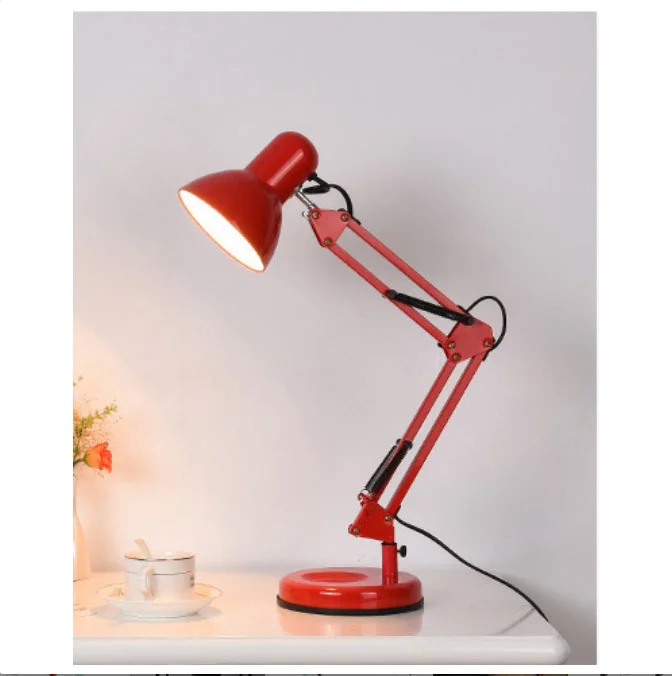 TORCHSTAR Metal Swing Arm Desk Lamps, Adjustable Table Lamp with Clamp