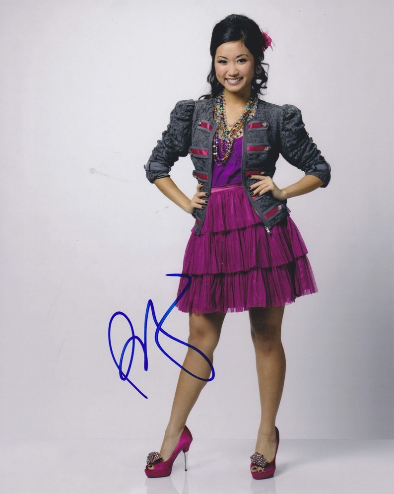 Brenda Song Signed Autographed Glossy 8x10 Photo Poster painting - COA Matching Holograms