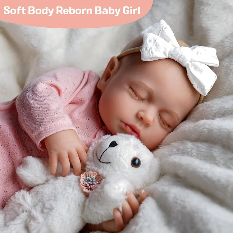 [Year Lowest Price]Babeside Sleeping Reborn Baby Lucy 20'' Little Infant Girl Best Gift for Kids