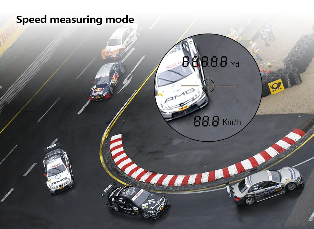 ohhunt® 8X 600M 800M 1500M Multifunction Monocular Laser Rangefinder
