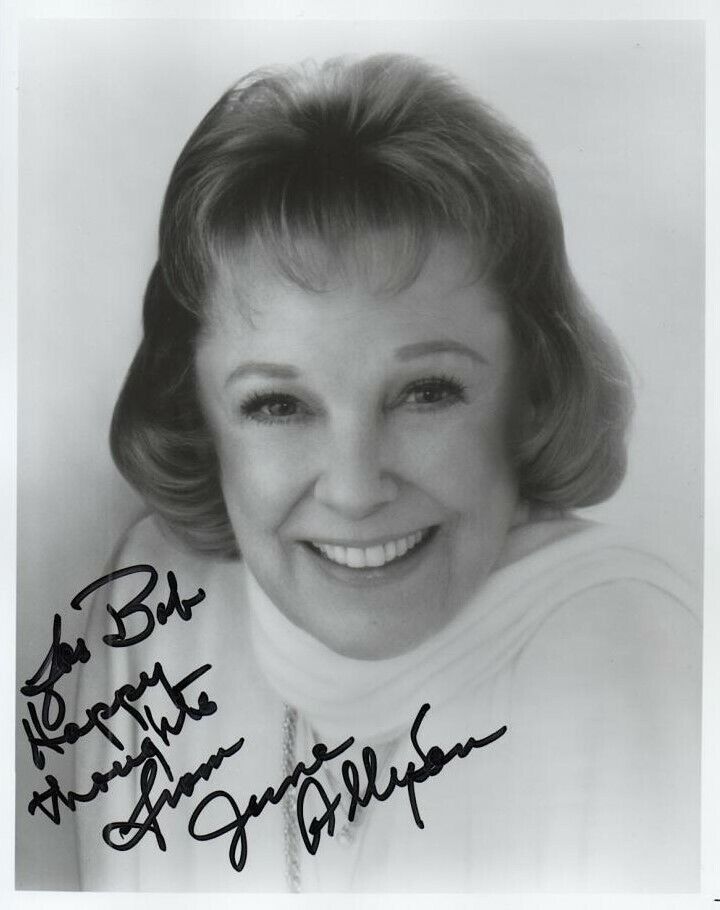 JUNE ALLYSON Signed Photo Poster paintinggraph - Film Actress & Singer - Preprint