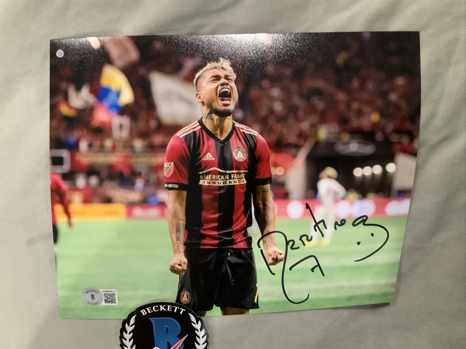 Josef Martinez Atlanta United Autograph Signed 8x10 Photo Poster painting Beckett Bas Coa