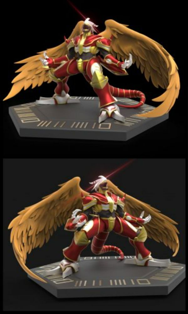 PRE-ORDER DMX Studio Digimon Frontier04 Vritramon/Garummon 4-Piece Statue (GK)