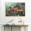 Fox - 11CT Stamped Cross Stitch - 40*50cm - Animal