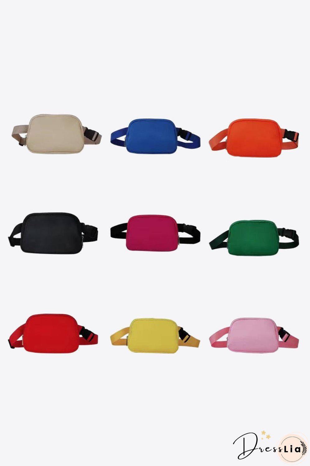 Buckle Zip Closure Fanny Pack