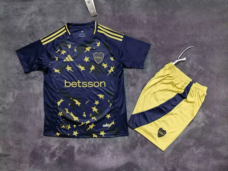 2025-26 Boca Juniors Away - Fan Edition - Kids Kit